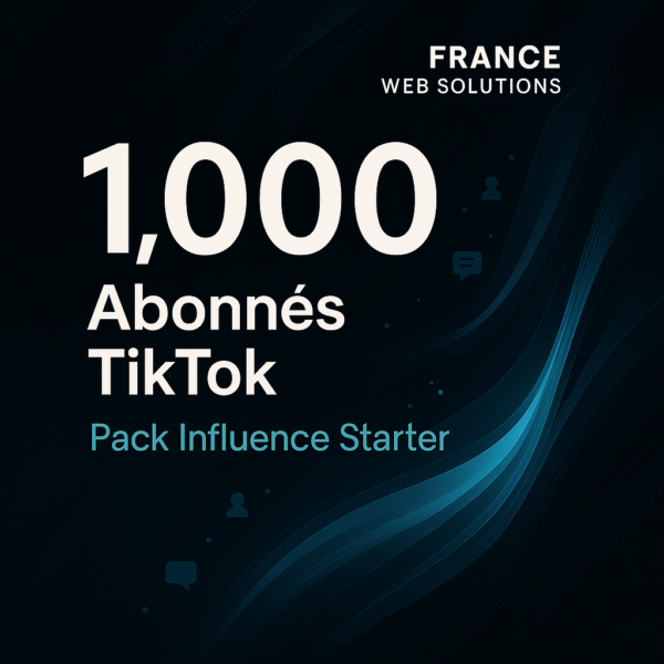 1 000 Abonnés TikTok