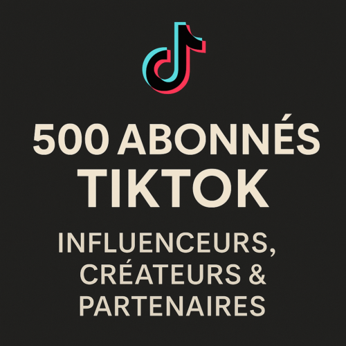 500 Abonnés TikTok
