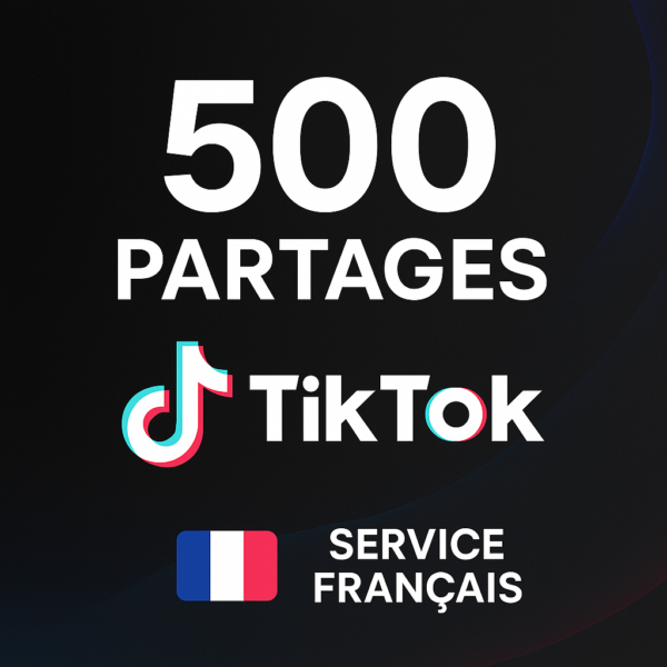 500 Partages TikTok